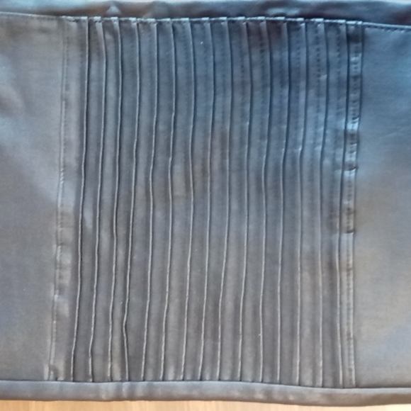 Fashion Nova Black Faux Leather Everlong Moto Pants Size L - Picture 5 of 6